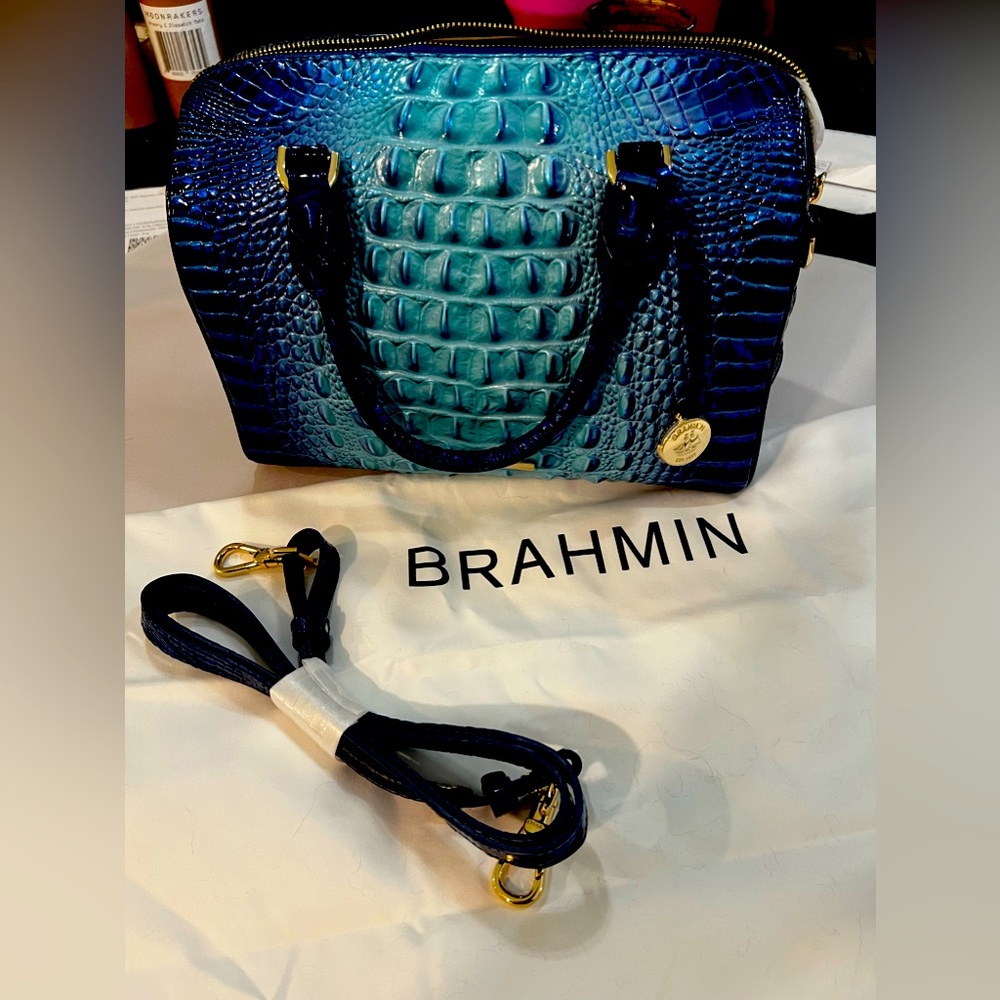 Brahmin Stacy Affinity Ombré Melbourne Genuine Leather